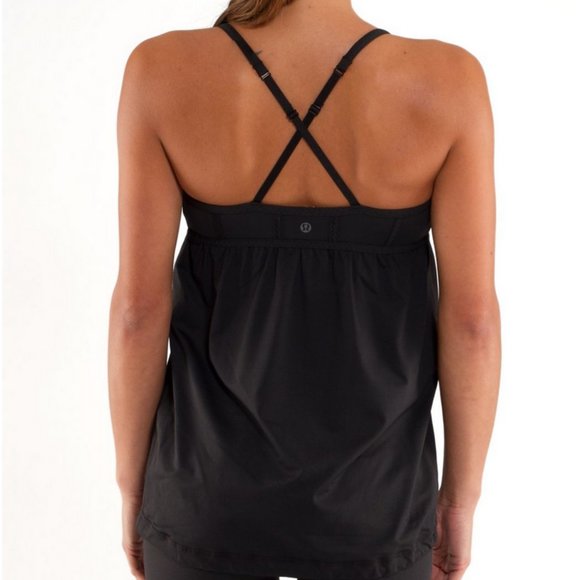 Lululemon Rehearsal Tank Black 4 - Picture 3 of 16